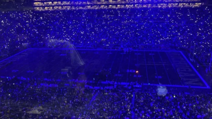 Michigan Stadium Introduces New Lights, Turns Them Off for an 'Insane' Experience